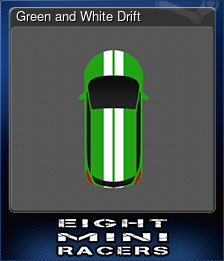 Series 1 - Card 4 of 6 - Green and White Drift