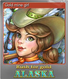 Series 1 - Card 5 of 5 - Gold mine girl