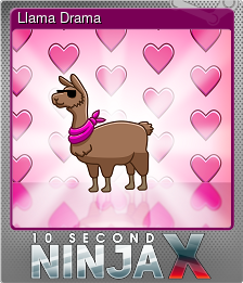 Series 1 - Card 8 of 9 - Llama Drama