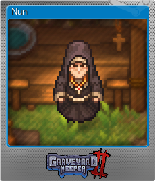 Series 1 - Card 6 of 12 - Nun