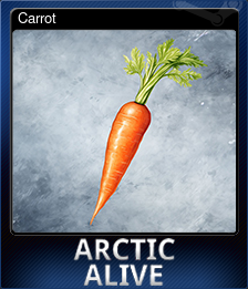Series 1 - Card 5 of 5 - Carrot