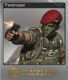 Series 1 - Card 6 of 6 - Paratrooper