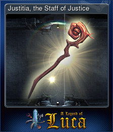 Series 1 - Card 2 of 7 - Justitia, the Staff of Justice