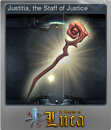Series 1 - Card 2 of 7 - Justitia, the Staff of Justice