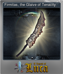 Series 1 - Card 1 of 7 - Firmitas, the Glaive of Tenacity