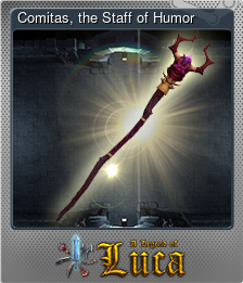 Series 1 - Card 4 of 7 - Comitas, the Staff of Humor