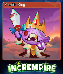 Series 1 - Card 1 of 5 - Zombie King