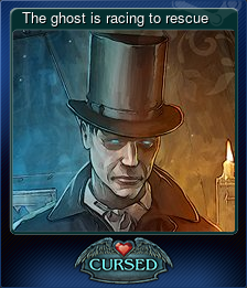 Series 1 - Card 5 of 15 - The ghost is racing to rescue