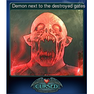 Demon next to the destroyed gates