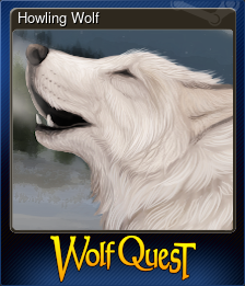Series 1 - Card 1 of 7 - Howling Wolf