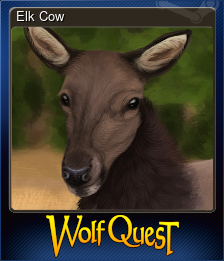 Series 1 - Card 2 of 7 - Elk Cow