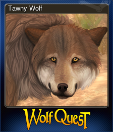 Series 1 - Card 7 of 7 - Tawny Wolf