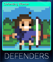 Series 1 - Card 5 of 6 - Defending Woman