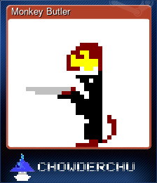 Series 1 - Card 7 of 8 - Monkey Butler