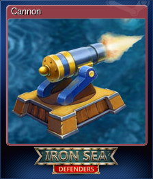 Series 1 - Card 3 of 5 - Cannon