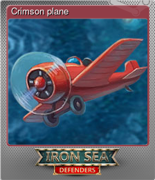 Series 1 - Card 1 of 5 - Crimson plane