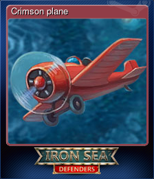 Series 1 - Card 1 of 5 - Crimson plane