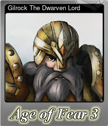 Series 1 - Card 5 of 8 - Gilrock The Dwarven Lord