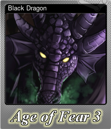 Series 1 - Card 2 of 8 - Black Dragon