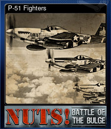 Series 1 - Card 4 of 6 - P-51 Fighters