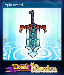 Series 1 - Card 2 of 6 - Epic sword