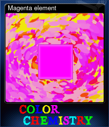 Series 1 - Card 5 of 5 - Magenta element