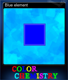 Series 1 - Card 4 of 5 - Blue element