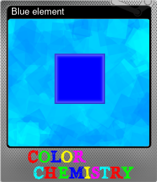 Series 1 - Card 4 of 5 - Blue element