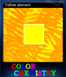 Series 1 - Card 3 of 5 - Yellow element