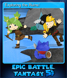 Series 1 - Card 5 of 6 - Exploring the Ruins!