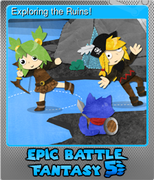 Series 1 - Card 5 of 6 - Exploring the Ruins!