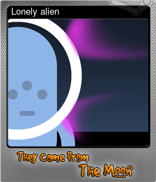 Series 1 - Card 7 of 9 - Lonely alien