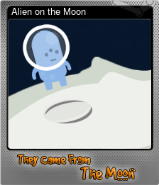 Series 1 - Card 1 of 9 - Alien on the Moon