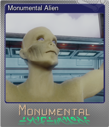Series 1 - Card 1 of 6 - Monumental Alien