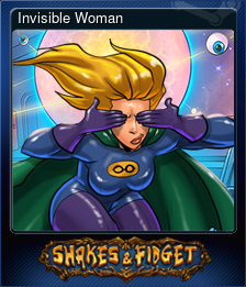 Series 1 - Card 7 of 15 - Invisible Woman