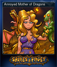 Series 1 - Card 2 of 15 - Annoyed Mother of Dragons
