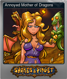 Series 1 - Card 2 of 15 - Annoyed Mother of Dragons