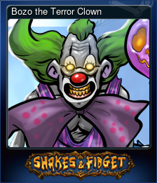 Series 1 - Card 4 of 15 - Bozo the Terror Clown