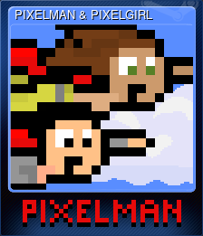 Series 1 - Card 1 of 6 - PIXELMAN & PIXELGIRL
