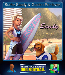 Surfer Sandy & Golden Retriever