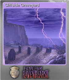 Series 1 - Card 1 of 7 - Cliffside Graveyard