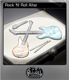 Series 1 - Card 1 of 5 - Rock 'N' Roll Altar