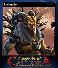 Series 1 - Card 7 of 9 - Defender