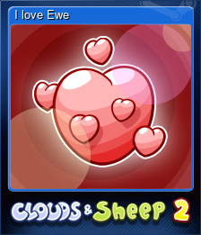 Series 1 - Card 9 of 9 - I love Ewe