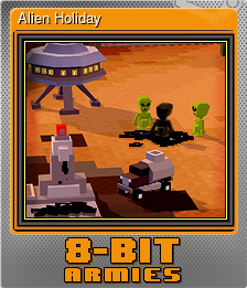 Series 1 - Card 6 of 10 - Alien Holiday