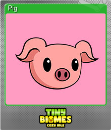 Series 1 - Card 1 of 5 - Pig