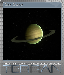 Series 1 - Card 8 of 9 - Gas Giants