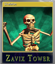 Series 1 - Card 3 of 7 - Skeleton