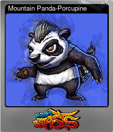 Series 1 - Card 5 of 12 - Mountain Panda-Porcupine