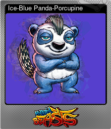 Series 1 - Card 6 of 12 - Ice-Blue Panda-Porcupine